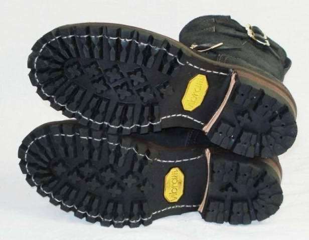 Wescoウエスコ　正規ディーラー Boss ボス Black Roughout黒裏革,9height,#100 sole,2straps,エンジニアブーツ