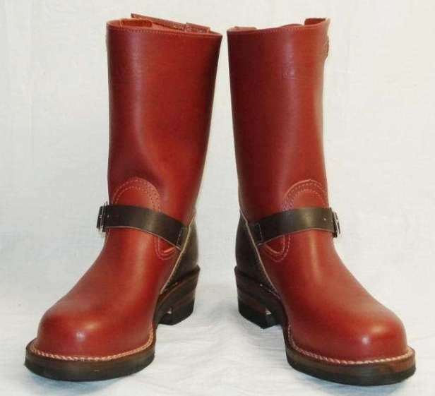 正規ディーラー　Wescoウエスコ Boss ボス RedwoodxBrown, 10height,DoubleMidsole,　SteelToe、#430 sole,Brown ink,エンジニアブーツ