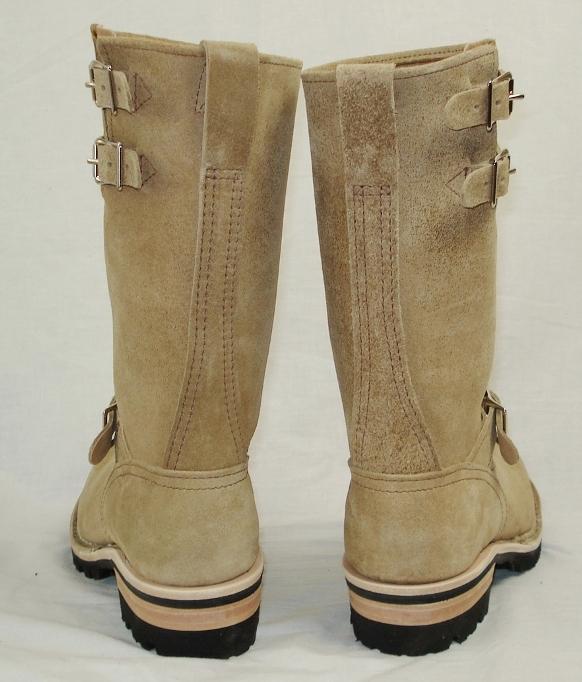 正規ディーラー Wescoウエスコ　 Boss ボス ベージュラフアウト　裏革,11height,#100 sole,エンジニアブーツ
