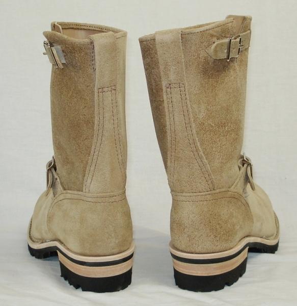 正規ディーラー Wescoウエスコ　 Boss ボス ベージュラフアウト　裏革,9height,#100 sole,エンジニアブーツ