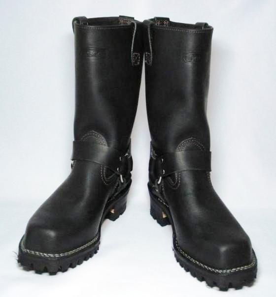 Wescoウエスコ　正規ディーラー Harness　ハーネス Black　黒 11height,#100 sole リングブーツ