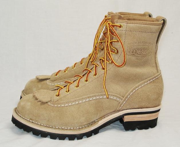 正規ディーラー Wescoウエスコ Jobmasterジョブマスターベージュラフアウト, Lace to Toe, 8height,#100sole