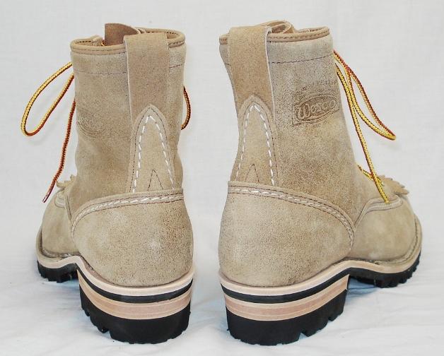 正規ディーラー Wescoウエスコ Jobmasterジョブマスターベージュラフアウト, Lace to Toe, 8height,#100sole