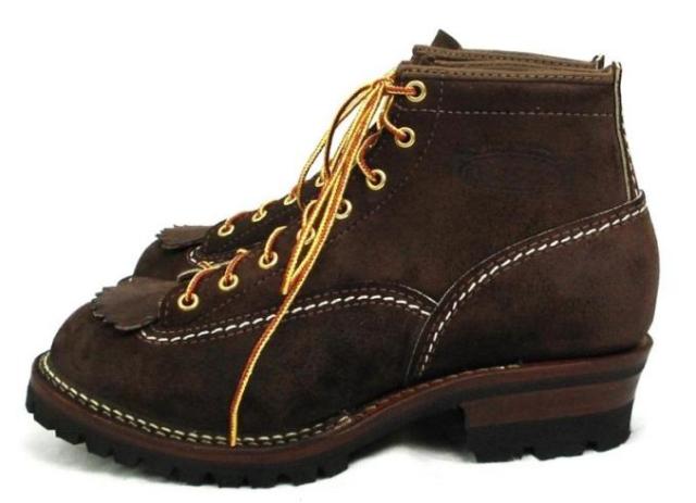 Wescoウエスコ　正規ディーラー Jobmasterジョブマスター Brown Rough Out ブラウンラウアウト, Lace to Toe, 6inch height, #100