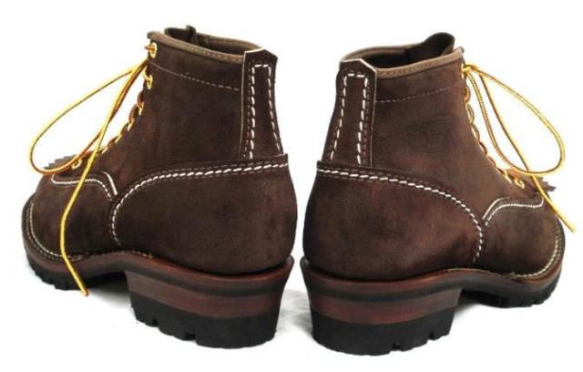 Wescoウエスコ　正規ディーラー Jobmasterジョブマスター Brown Rough Out ブラウンラウアウト, Lace to Toe, 6inch height, #100