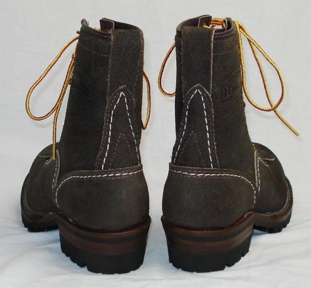 正規ディーラー Wescoウエスコ Jobmasterジョブマスター ブラウンラフアウト,Semi Lace to Toe, 8height,#100sole