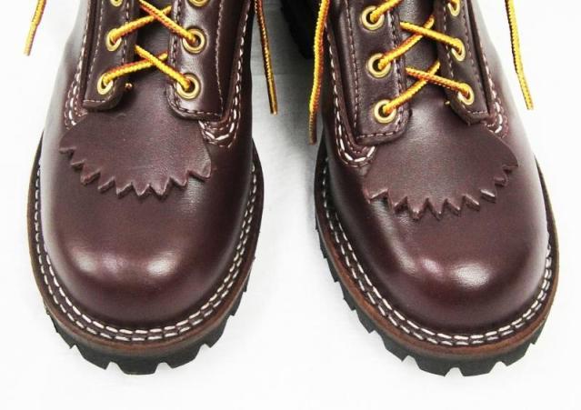 正規ディーラー Wescoウエスコ Jobmasterジョブマスター Burgundy バーガンディー, Semi Lace to Toe, 8height,#100sole