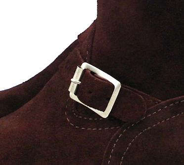 Wescoウエスコ　正規ディーラー Boss ボス Burgundy, All RoughOut,11height,#100 sole,Bubble Toe,Pearl Buckle,Brown Ink