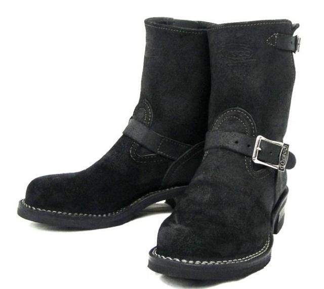 Wescoウエスコ　正規ディーラー Boss ボス  Black Roughout黒裏革,8height,#430 sole,Wesco Buckle,Steel Toe