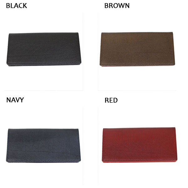 正規取扱店 aniary(アニアリ アニアリー) 92-20001 リアルリザード カバービルホルダーロングウォレット 全4色 AN066