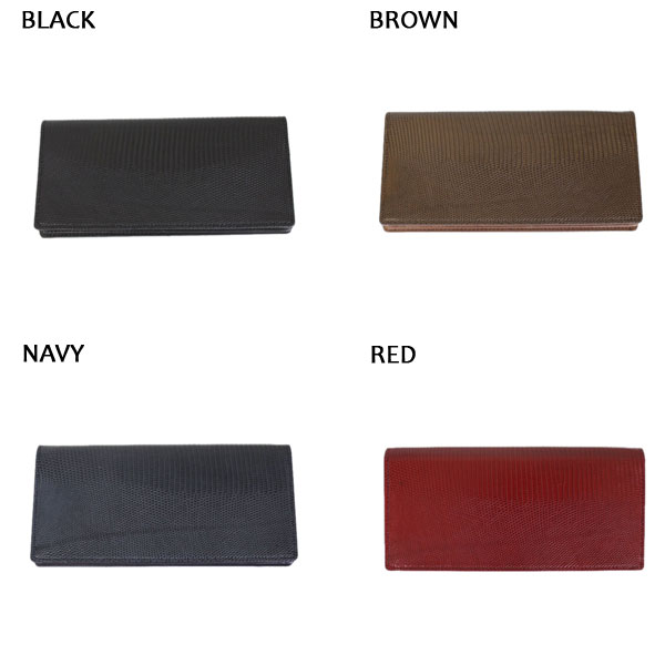 正規取扱店 aniary(アニアリ アニアリー) 92-20001 リアルリザード カバービルホルダーロングウォレット 全4色 AN066