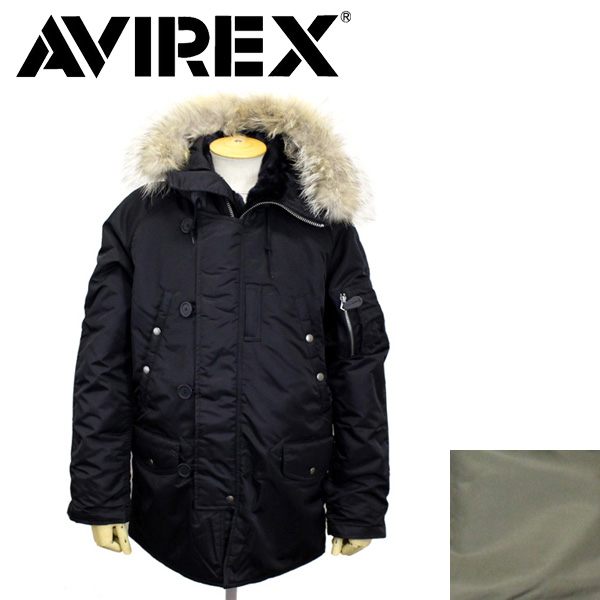 AVIREX   N-3B COMMERCIAL  XL 黒 6152145 正規取扱店 AVIREX (アビレックス) 5954001 6152145 N-3B