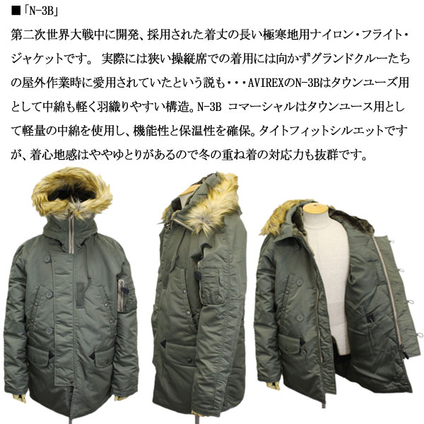 AVIREX(アビレックス/アヴィレックス)正規取扱店THREEWOOD(スリーウッド)