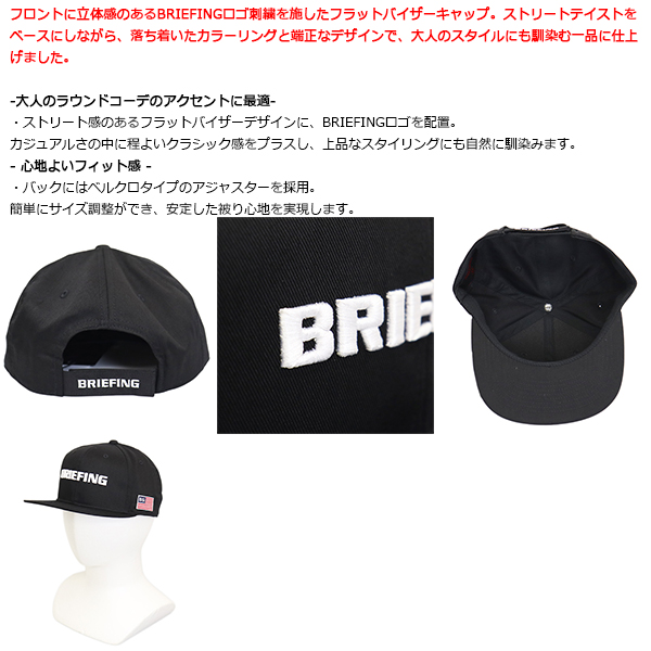正規取扱店 BRIEFING (ブリーフィング) BBG261M15 MS BASIC FLAT VISOR