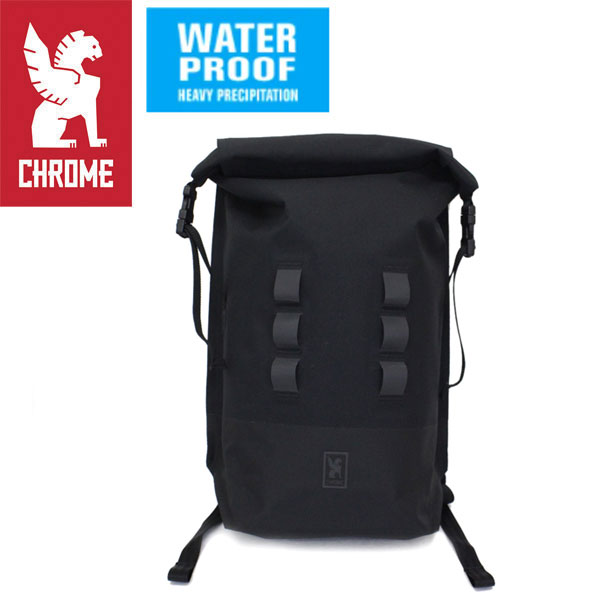 CHROMEクローム URBAN EX 2.0 ROLLTOP 20L CHROME/クローム URBAN EX 2.0 ROLLTOP 20L BLACK BG312BK ユニ
