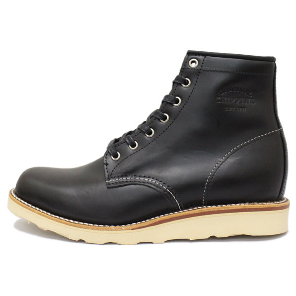 CHIPPEWA ãƒ ãƒšãƒ¯ 1901M15 6inch SPORT BOOTS 6ã‚¤ãƒ³ãƒ  ãƒ—ãƒ¬ãƒ¼ãƒ³ãƒˆã‚¥ ã‚¹ãƒ ãƒ¼ãƒ„ãƒ–ãƒ¼ãƒ„ BLACK