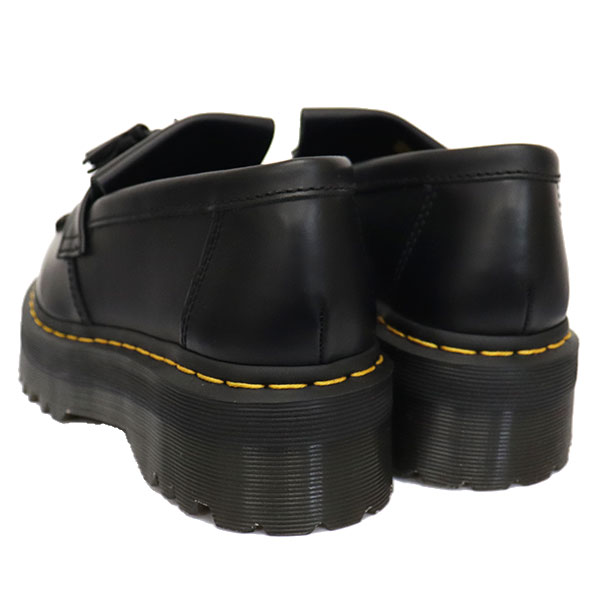 【未使用級】Dr.Martens　ADRIAN QUAD （UK4）黒 Dr.Martens Adrian Quad Black Smooth BLACK （ドクターマーチン