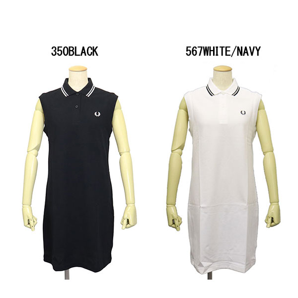 FRED PERRY スリーブレス ポロシャツ レディース FP549 10 FRED PERRY スリーブレス ポロシャツ レディース FP549 10