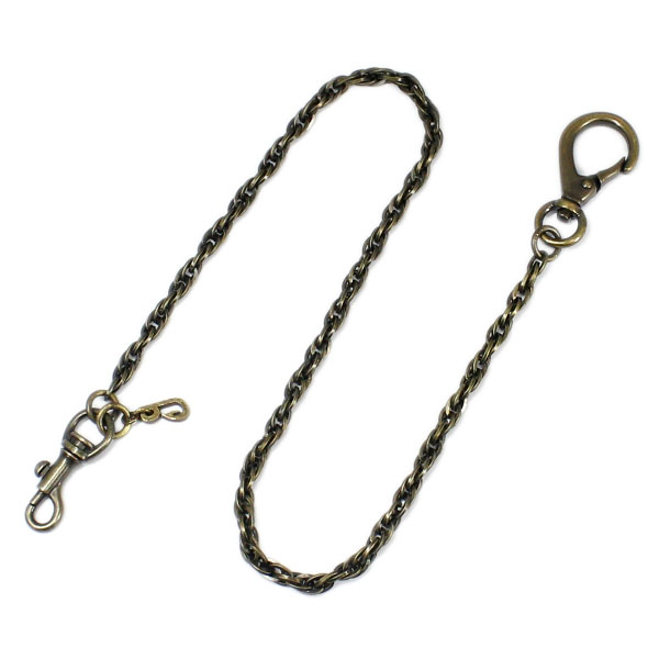 正規取扱 gancho(ガンチョ) WC612 TWIST WALLET CHAIN ツイスト