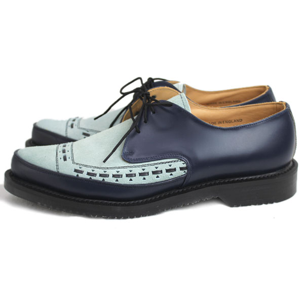 正規取扱店 George Cox(ジョージコックス) 3705(4065) AIR SOLE エアーソール GIBSON ギブソン NAVY x ICE BLUE ネイビー x アイスブルー