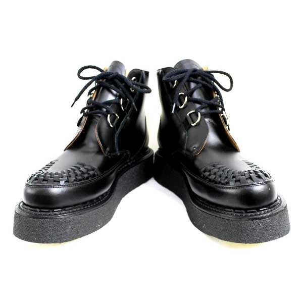 正規取扱 George Cox(ジョージコックス)  13327 VI Sole  CHUKKA チャッカ  Black Leather ブラックレザー