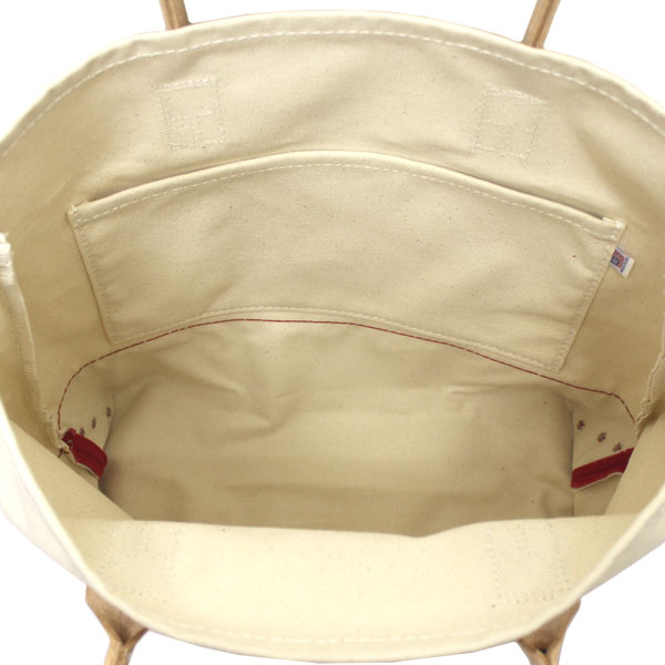 正規取扱店 HERITAGE LEATHER CO.(ヘリテージレザー) NO.7717 Tote Bag(トートバッグ) Natural/Red HL030