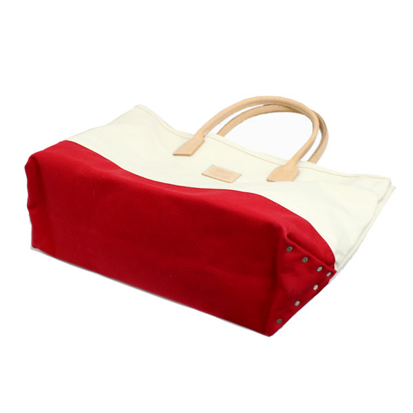 正規取扱店 HERITAGE LEATHER CO.(ヘリテージレザー) NO.7717 Tote Bag(トートバッグ) Natural/Red HL030