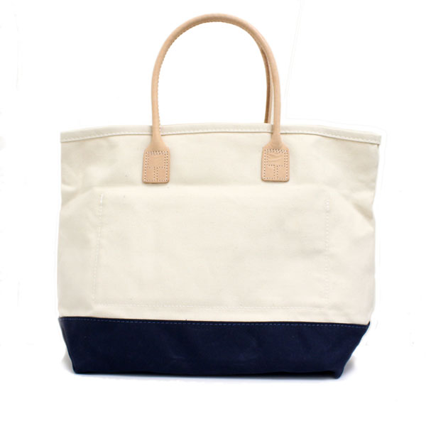 正規取扱店 HERITAGE LEATHER CO.(ヘリテージレザー) NO.7717 Tote Bag(トートバッグ) Natural/Navy HL031
