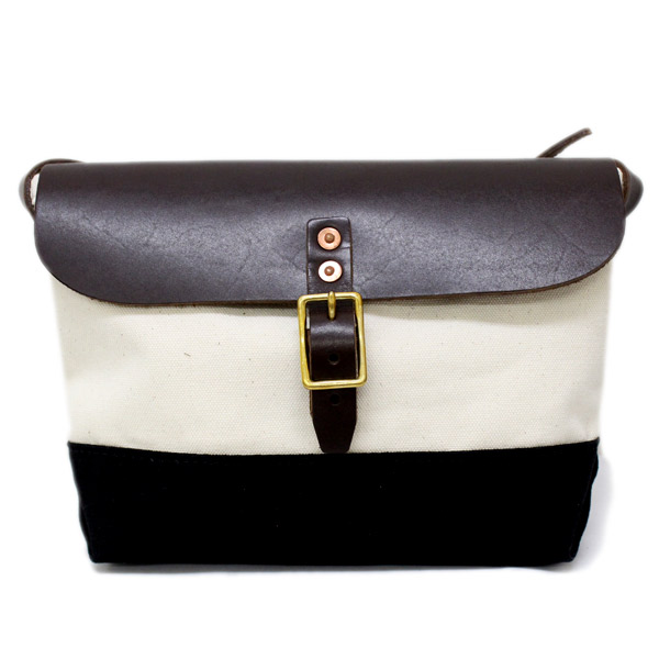 正規取扱店 HERITAGE LEATHER CO.(ヘリテージレザー) NO.8036 Mini Shoulder Bag(ミニショルダーバッグ) Natural/Black HL048