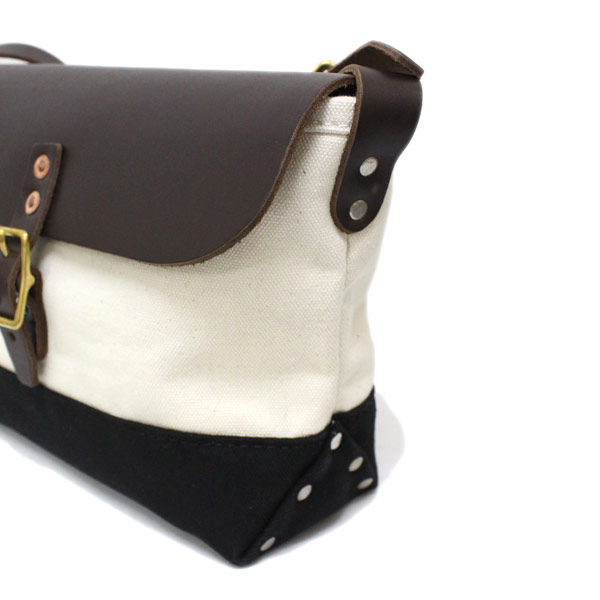 正規取扱店 HERITAGE LEATHER CO.(ヘリテージレザー) NO.8036 Mini Shoulder Bag(ミニショルダーバッグ) Natural/Black HL048