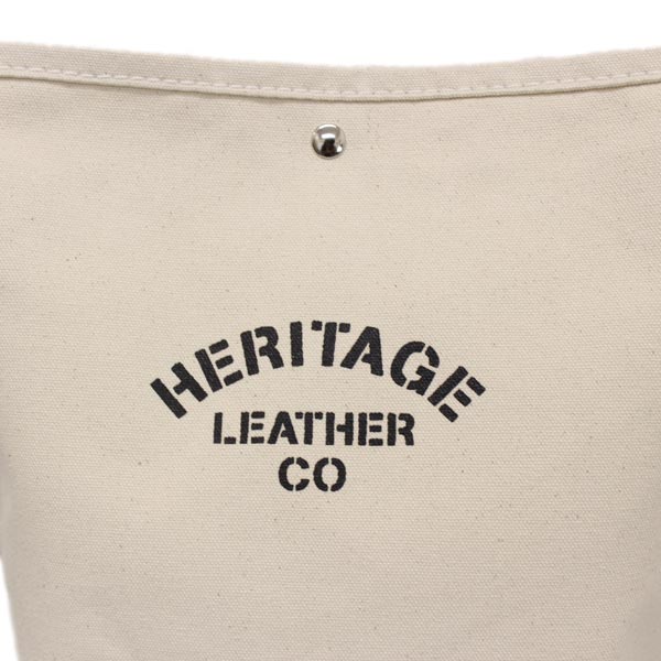正規取扱店 HERITAGE LEATHER CO.(ヘリテージレザー) NO.8105 Mason Bag(メイソンバッグ) Natural/Black HL093