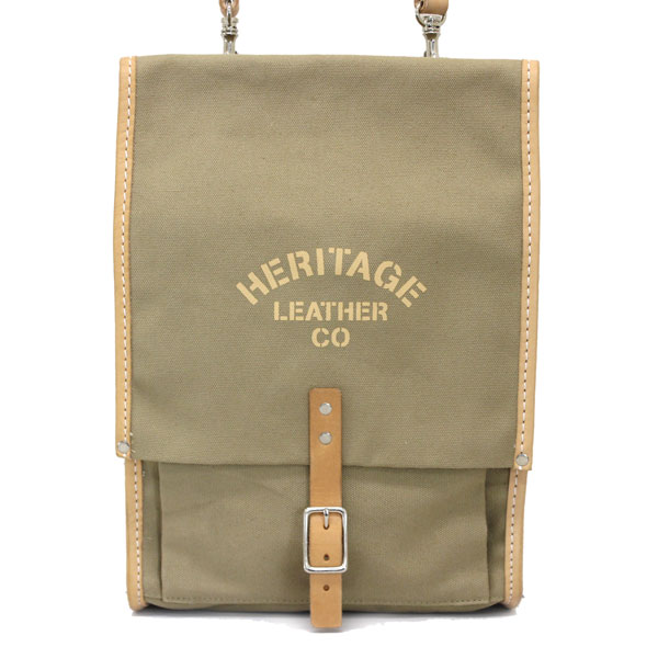 正規取扱店 HERITAGE LEATHER CO.(ヘリテージレザー) NO.8102 Mason Bag(メイソンバッグ) Tan HL101