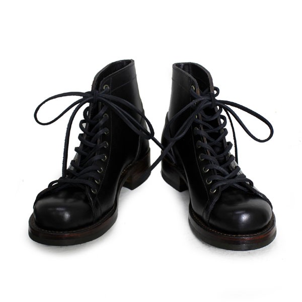 正規取扱 HTC(Hollywood Trading Company) SANTA ROSA(サンタローサ) #ALAMEDA LACE UP BOOTS(レースアップブーツ) BLACK ブラック