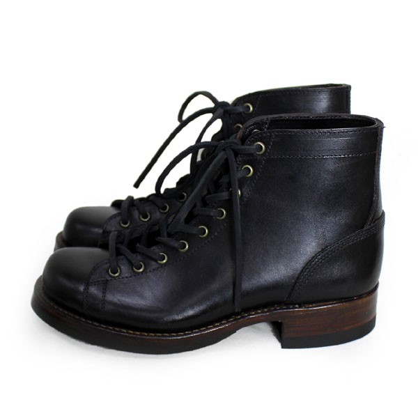 正規取扱 HTC(Hollywood Trading Company) SANTA ROSA(サンタローサ) #ALAMEDA LACE UP BOOTS(レースアップブーツ) BLACK ブラック