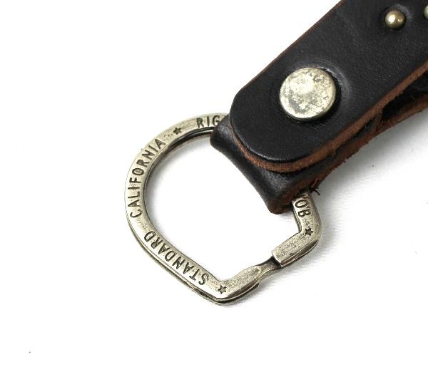 正規取扱HTC(Hollywood Trading Company) #SD KEYHOLDER キーホルダー　ブラックレザー