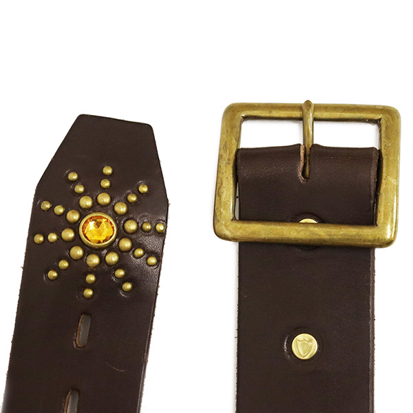 HTCピーナッツオーバーレイベルト・ブラックレザー・36バンダナ付き