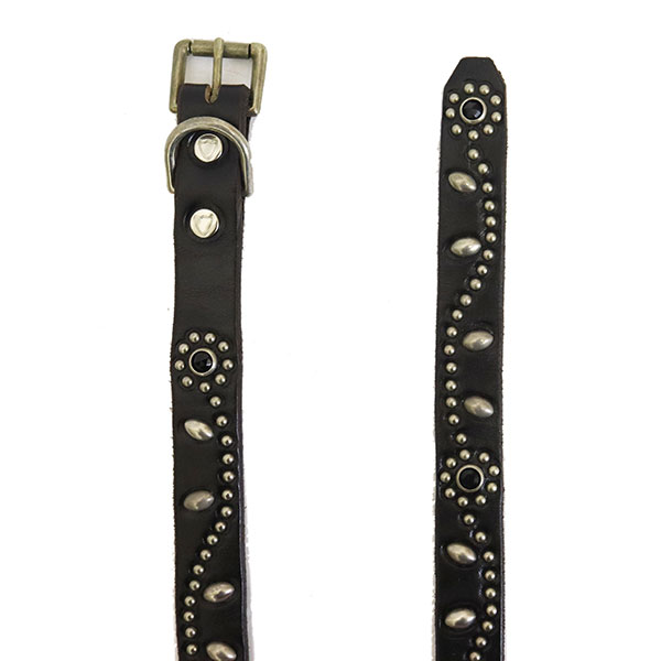 HTC スタッズベルト ブラックベース 32inch 正規取扱店 HTC(Hollywood Trading Company) Belt #SN-32 Stone