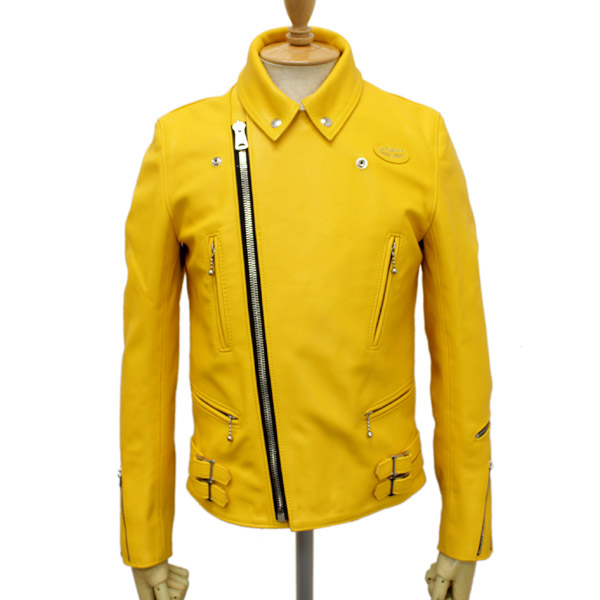 正規取扱店Lewis Leather(ルイスレザー) No.391T LIGHTNING TIGHT FIT(ライトニング タイトフィット) YELLOW イエロー