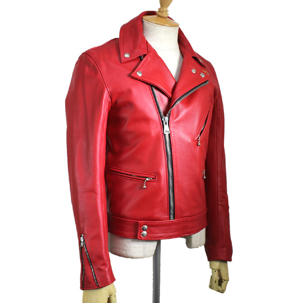正規取扱店Lewis Leathers(ルイスレザー)　No.441　CYCLONE(サイクロン)　RED レッド
