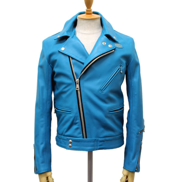 正規取扱店Lewis Leathers(ルイスレザーズ)　No.441　CYCLONE(サイクロン)　Turquoise ターコイズ