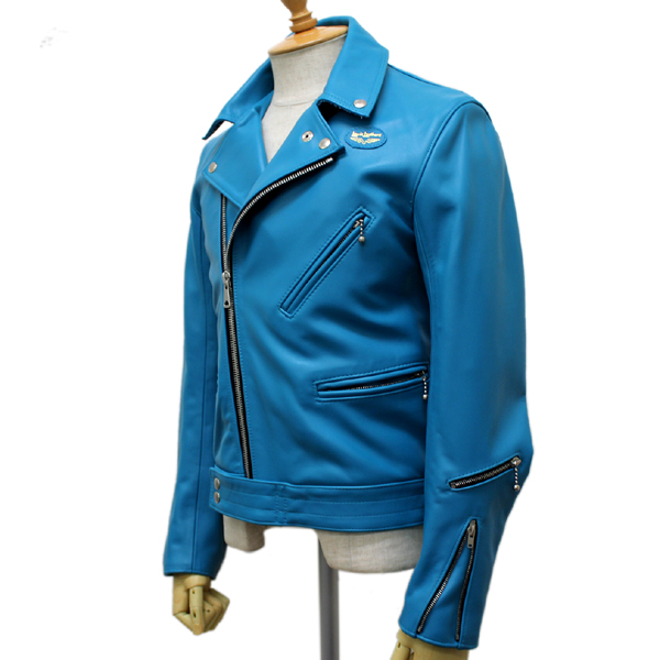 正規取扱店Lewis Leathers(ルイスレザーズ)　No.441　CYCLONE(サイクロン)　Turquoise ターコイズ