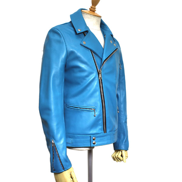 正規取扱店 Lewis Leathers(ルイスレザーズ)　No.441T　CYCLONE TIGHT FIT(サイクロン タイトフィット)　TURQUOISE ターコイズ