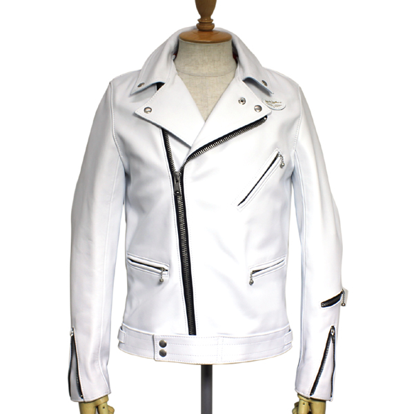 正規取扱店 Lewis Leathers(ルイスレザーズ)　No.441T　CYCLONE TIGHT FIT(サイクロン タイトフィット)　WHITE ホワイト