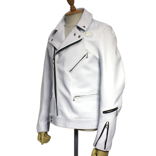 正規取扱店 Lewis Leathers(ルイスレザーズ)　No.441T　CYCLONE TIGHT FIT(サイクロン タイトフィット)　WHITE ホワイト