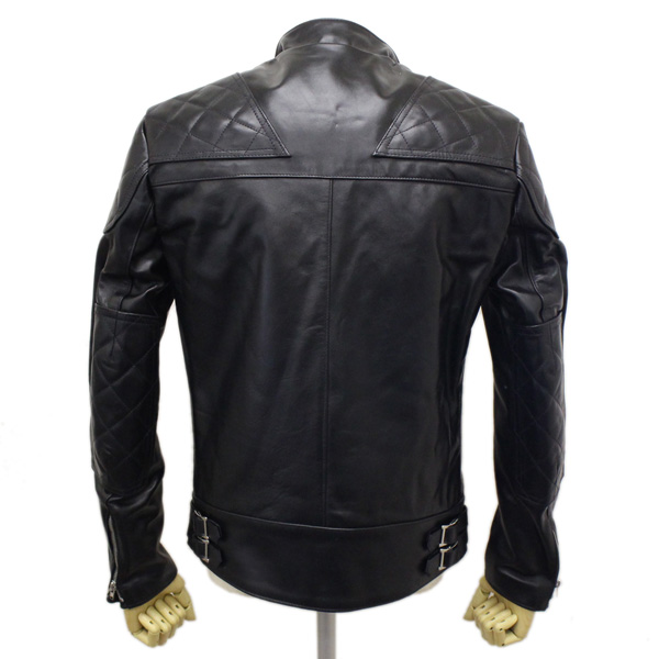 Lewis Leathers (ルイスレザー) No.445 SUPER MONZA HORSEHIDE (スーパーモンザ ホースハイド) ブラックレザー
