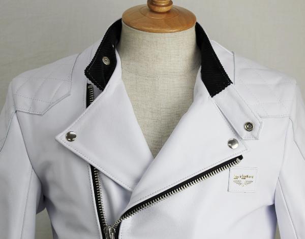 正規取扱店Lewis Leather(ルイスレザー)　No.445　SUPER MONZA(スーパーモンザ)　WHITE ホワイト