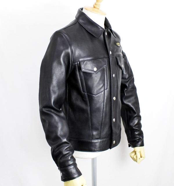 正規取扱店 Lewis Leather(ルイスレザー)　No.988　WESTERN JACKET ウエスタンジャケット　BLACK ブラック