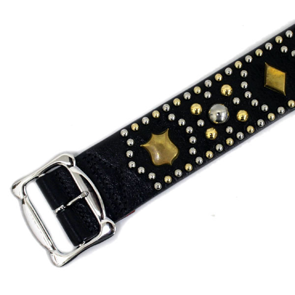 正規取扱店 Lewis Leathers(ルイスレザー) STUDS BELT(スタッズベルト) Type-B