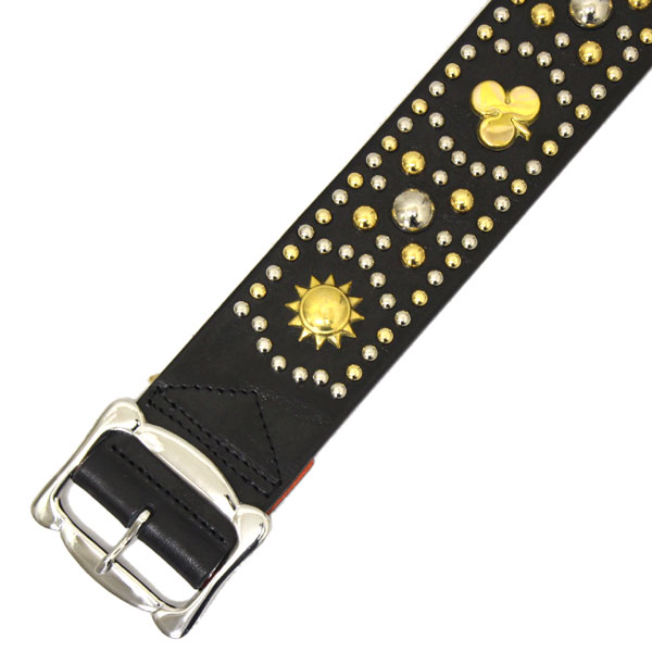 ルイスレザー　ベルト Mサイズ Lewis Leathers ルイスレザー × Guitar Wolf Belt ギターウルフ