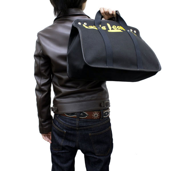 正規取扱店 Lewis Leathers(ルイスレザー) CANVAS HELMET BAG(キャンバスヘルメットバッグ) BLACK ブラック